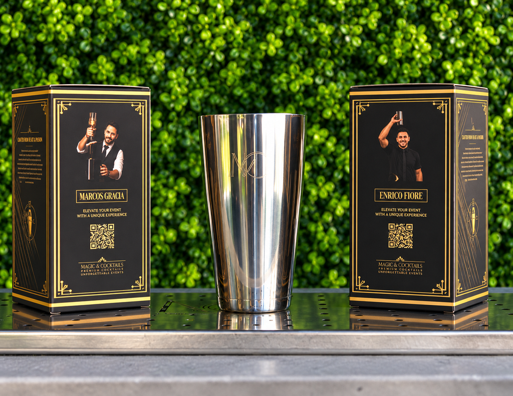 The Magic Shaker 2.0 between the Marcos Gracia and Enrico Fiore boxes
