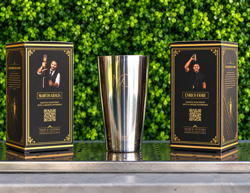 The Magic Shaker 2.0 between the Marcos Gracia and Enrico Fiore boxes
